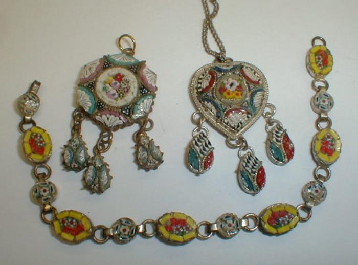 Italian micro mosaic jewelry 
