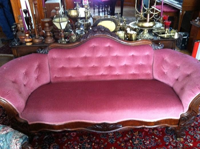Stunning Victorian sofa