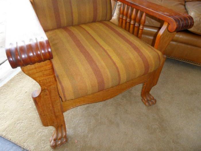 Claw Foot Morris Chair