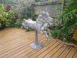 Carousel size horse unpainted