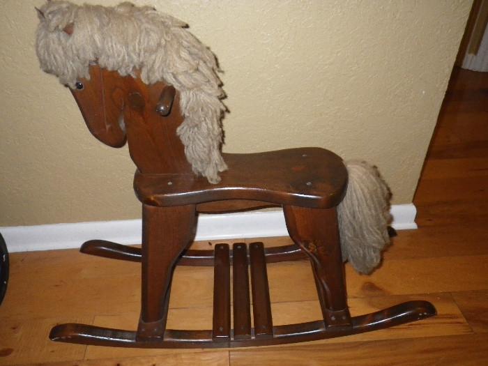 Vintage, custom rocking horse