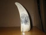 Scrimshaw carving 