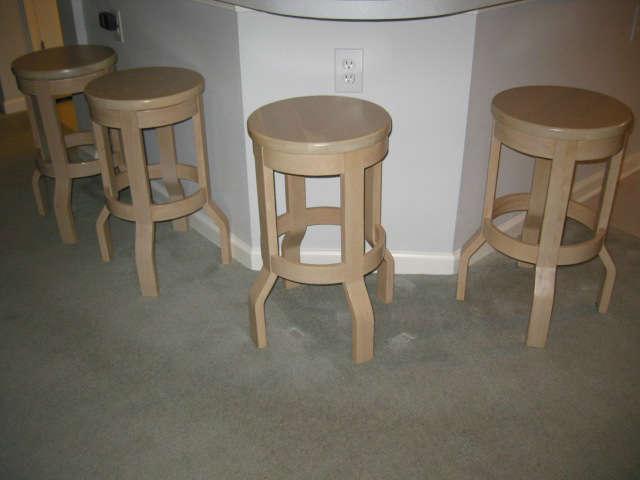 white oak counter stools
