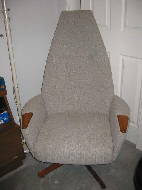 mid century upholstered chair