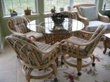 rattan dining/kitchen set