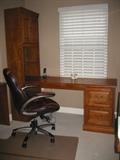 office chair & office desk suite