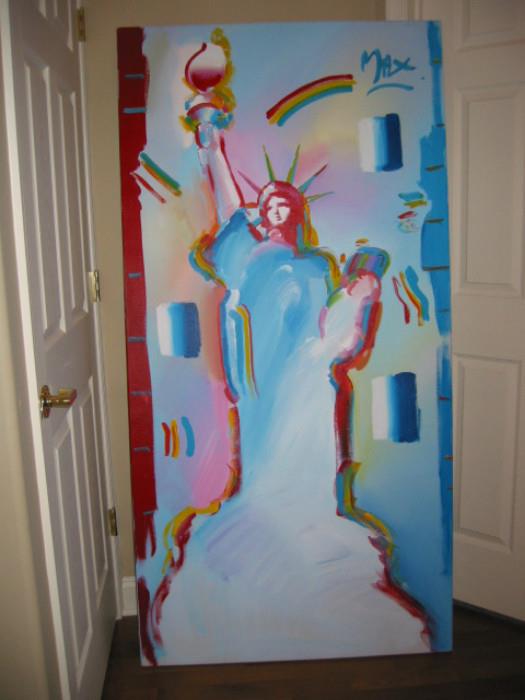 peter max standing liberty