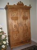 reworked antique armoir