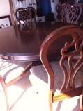                  table with 8 chairs- great condition