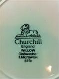               Churchill "Willow" dishes from England