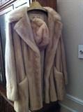                            mink jacket with matching hat