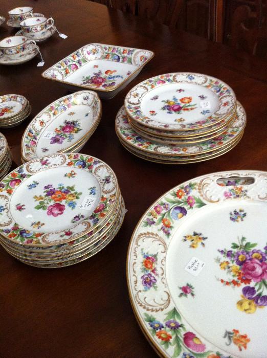      assorted pieces of  Schumann Bavarian china