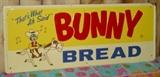 Vintage Metal Bunny Bread Sign