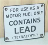 Porcelain Gas Pump Plate