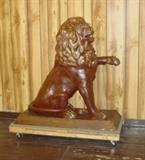 Cast Aluminum Yard Lion