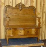 Oak Hall Bench