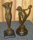 Bronze Lady Statues