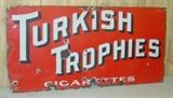 Porcelain Turkish Trophies Cigarettes Sign