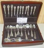 64 Pieces of Alvin Sterling Flatware 