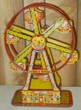 Wind Up Tin Toy Ferris Wheel