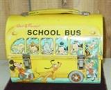 Metal Dome Top Disney School Bus Lunch Box