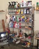 Lots of cleaning products