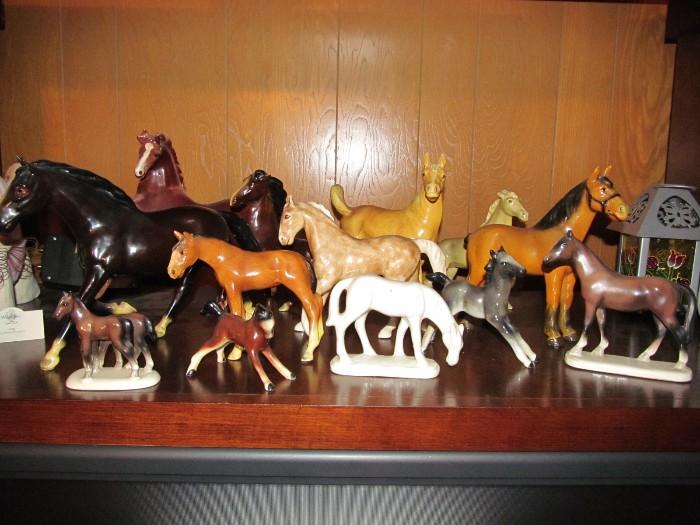 Morten's Studio and other porcelain horse figurines