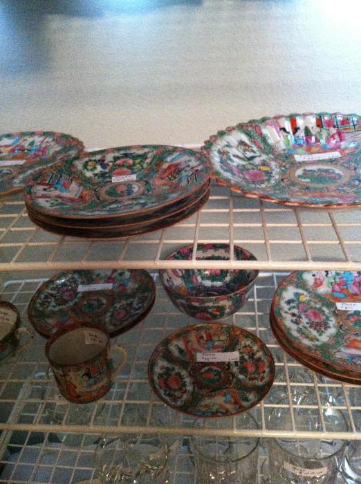                      lovely Asian plates/cups/bowls