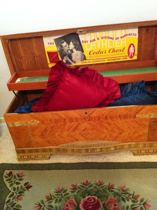                                        cedar chest