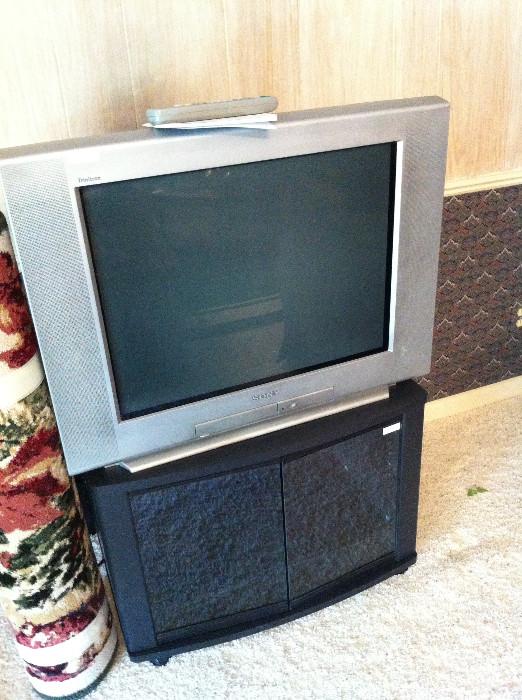                                TV stand and TV