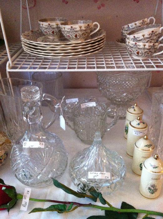                            large selection of glassware