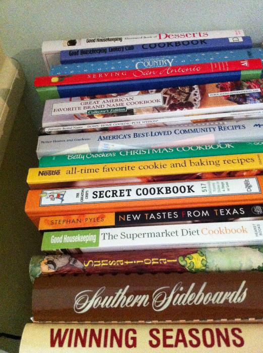                                    many cookbooks