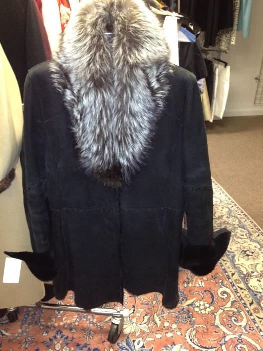 Suede & Fur Coat