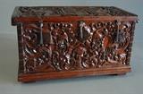 1800s carved chest