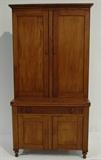 Early 1800 cherry secretary bookcase 