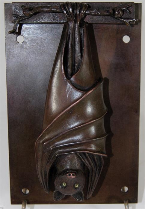 Bronze Bat door knocker