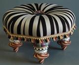 Mackenzie Childs ottoman