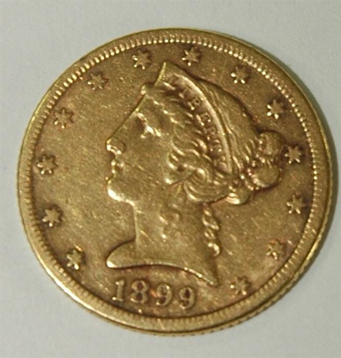 1899 Gold Coin