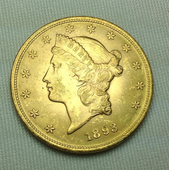 1893 Gold Coin