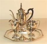 Sterling tea set 
