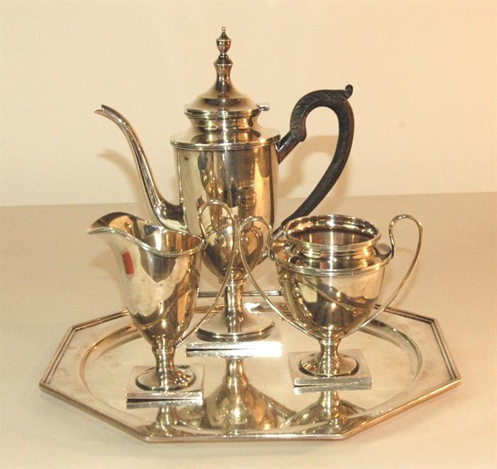 Sterling tea set 