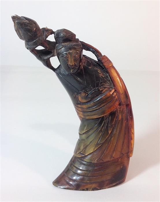 Animal horn carving