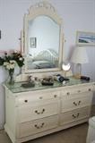 White finish 'Lexington' dresser with mirror - nice! $95.00