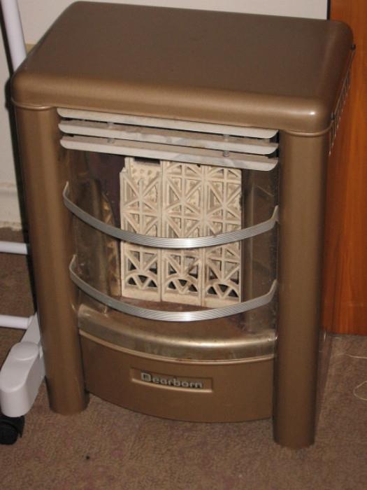 one of three Dearborn heaters [smallest shown]