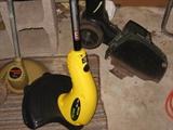 Yellow electric weedeater, and Black & Decker 2 hp electric edger