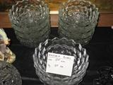 Fostoria Bowls, glasses, serving dishes, salt & pepper, syrup 