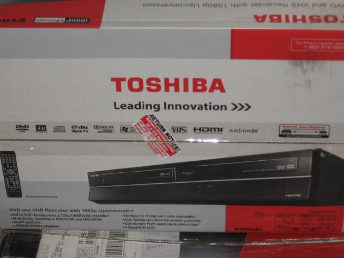 NIB Toshiba DVD and VHS recorder
