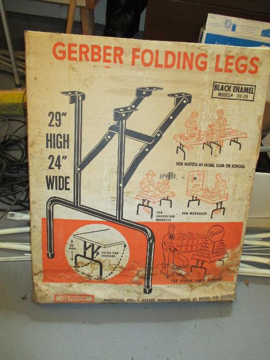 Gerber Folding Table Legs