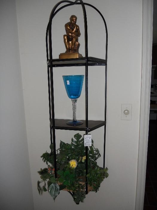 3-tiered Wrought Iron Wall Rack