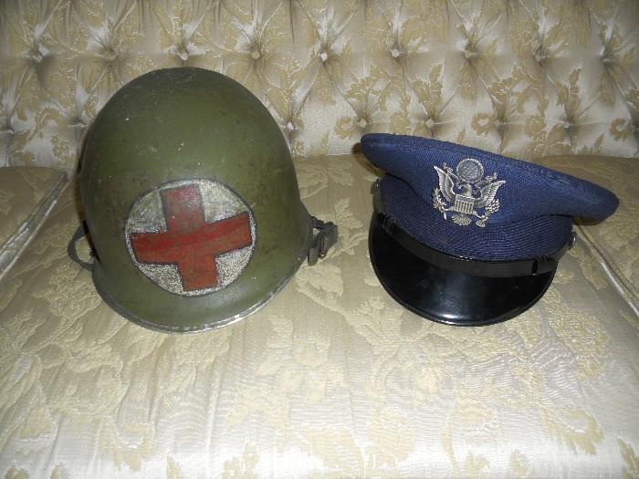 Army Steel Pot and Cadet Hat